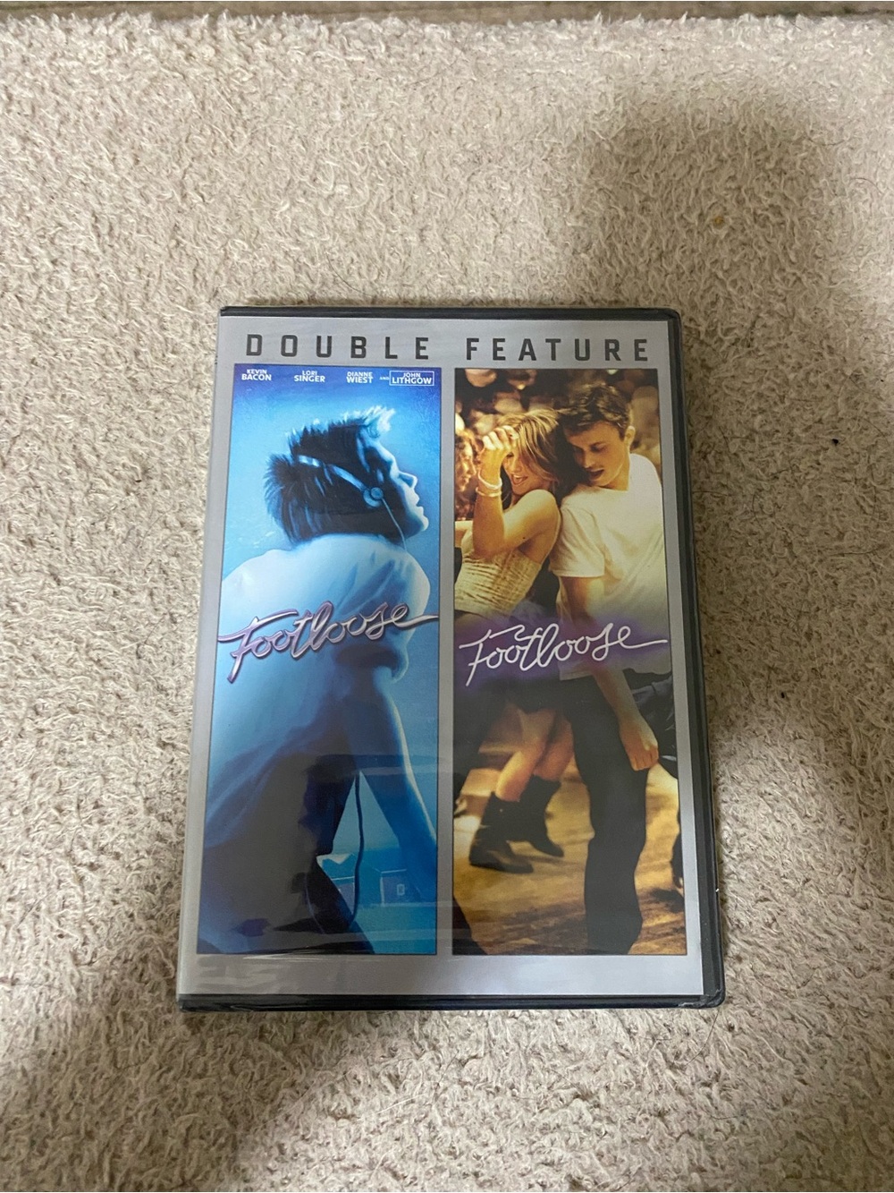 Footloose Double Feature DVD - Blue & Brown Cover